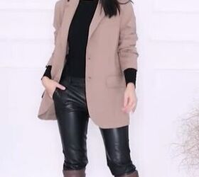 Classy Black and Brown Outfit Idea