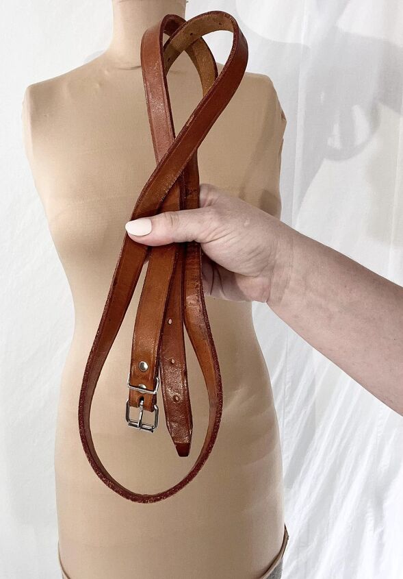 using a belt as a purse strap