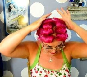 Cute and Easy Vintage Hairstyle to Wear With a Snood | Upstyle