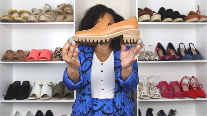 how to style loafers 3 cute loafer outfit ideas, Caramel loafers