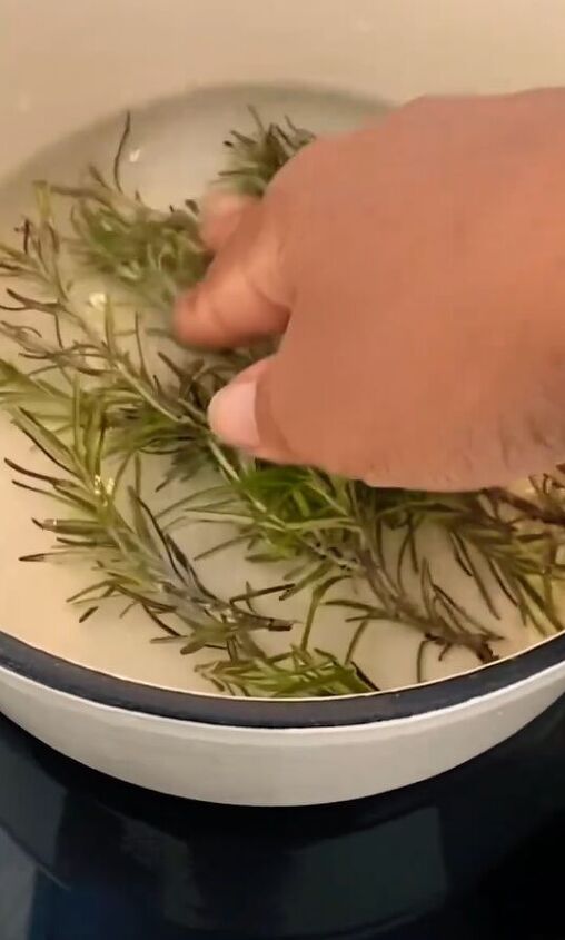 how to diy rosemary water for extreme hair growth recipe, Rosemary in water