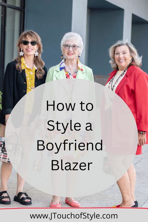 How to style a boyfriend blazer for grown women