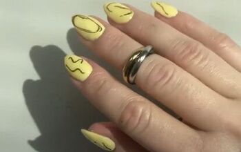 How to DIY Sweet Yellow Spring Nails