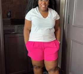 pink shorts 4 ways