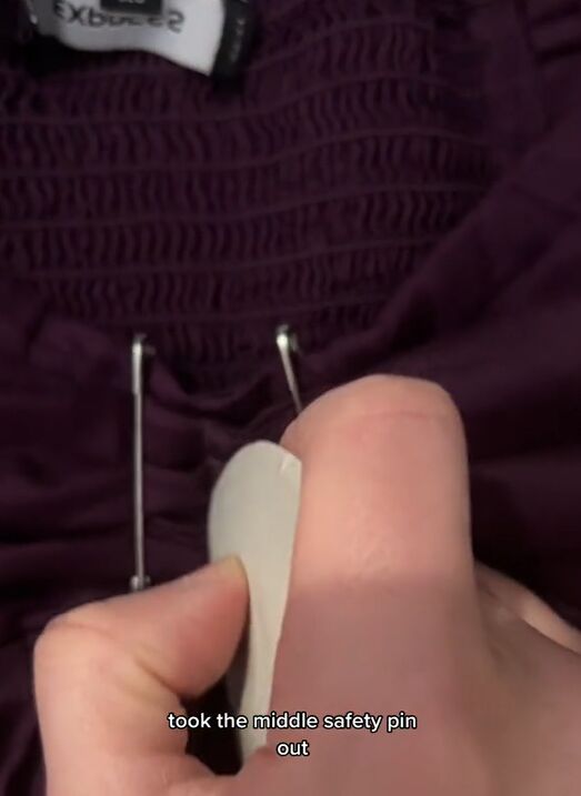 this super easy neckline alteration will change your whole look, Marking