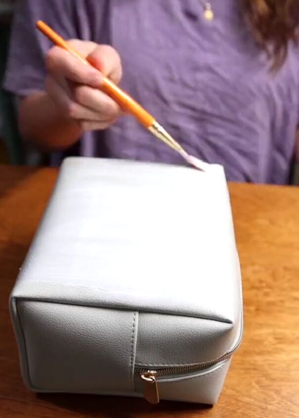 diy 3 target napkins into a beautiful bag, Transferring the napkin to your bag