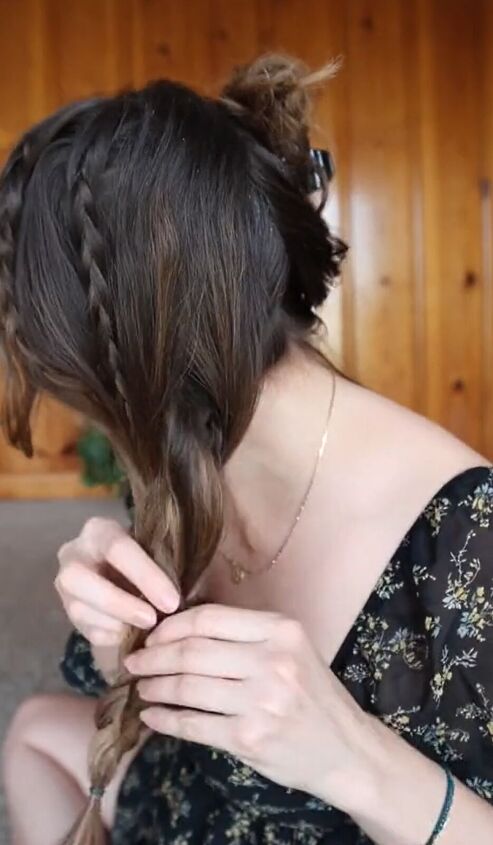 the perfect hairstyle for hot summer days, Braiding