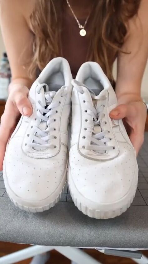 how to clean your dirty white sneakers, Clean sneakers