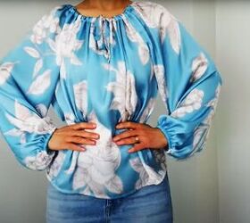 How to DIY an Elegant Silky Blouse