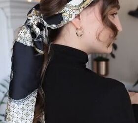 Grab a Scarf and Upgrade Your Ponytail