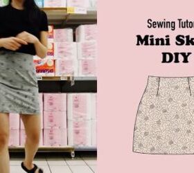 how to sew a mini skirt
