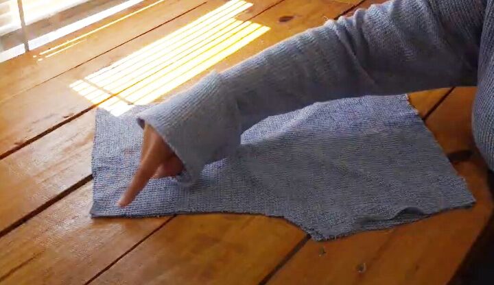 knit shorts set, Center seams