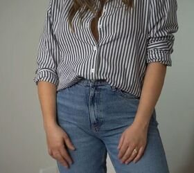 how to properly tuck in a shirt, Full tuck