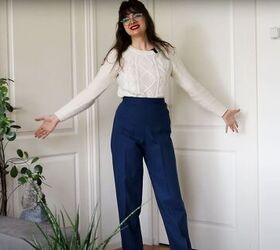 vintage jeans sewing pattern, DIY vintage jeans