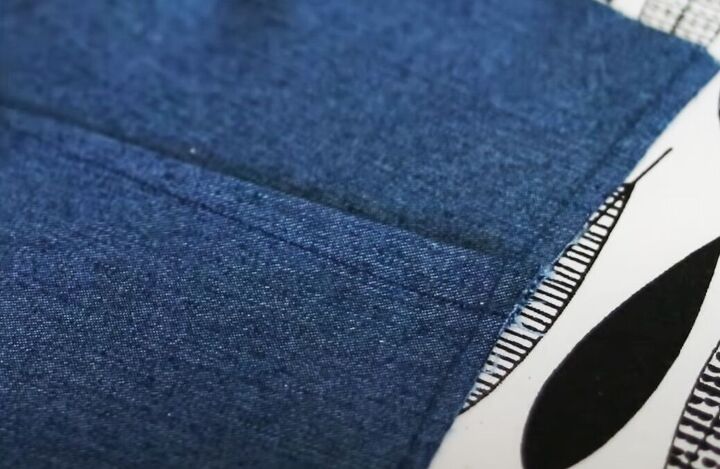 vintage jeans sewing pattern, Inner seams