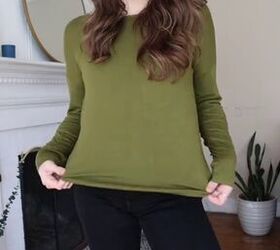 put your top on upside down for this unique look, Shirt