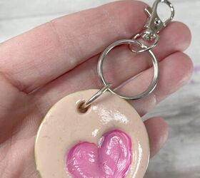How to Make a DIY Clay Heart Fingerprint Keychain