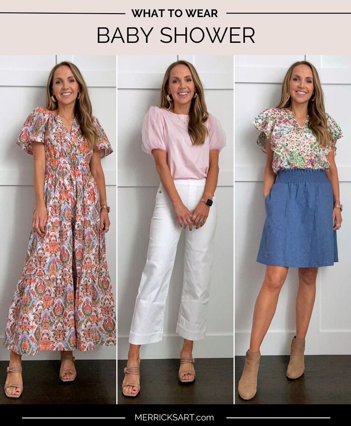 outfit ideas for a baby shower, baby shower