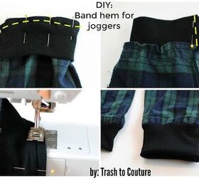 diy 5 min refashioned jogger pjs