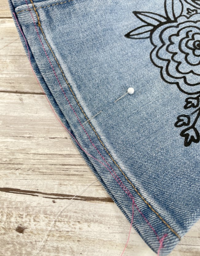 adorable lined diy bag from old jeans