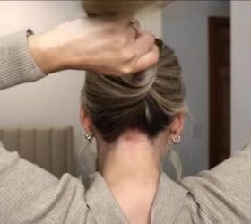 One gorgeous and simple updo....plus one extra