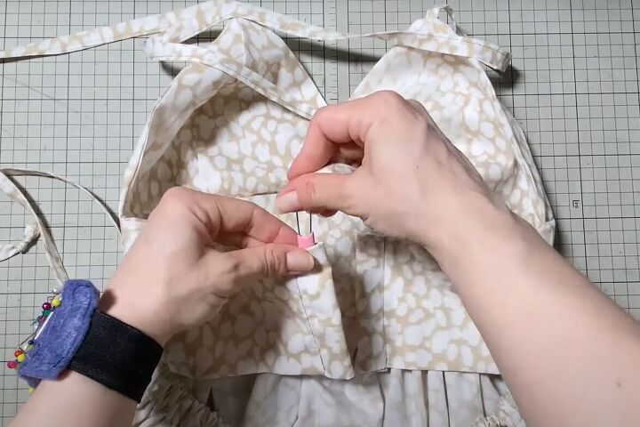 how to sew a dress, Finishing