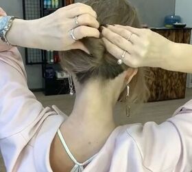 This updo is perfect for all those short-haired girlies out there