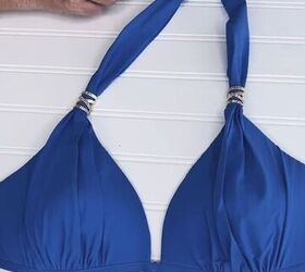 how to tie a bikini top without it looking bulky, Tightening