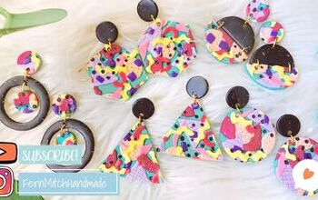 Polymer Clay Tutorial: How to DIY Colorful Statement Earrings