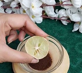 mix coffee with lemon juice for this beauty secret, Making underarm brightener
