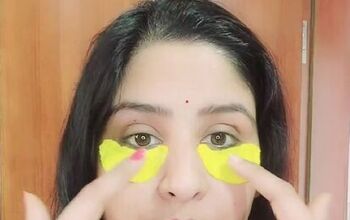 Easy to Make DIY Eye Patches With Turmeric