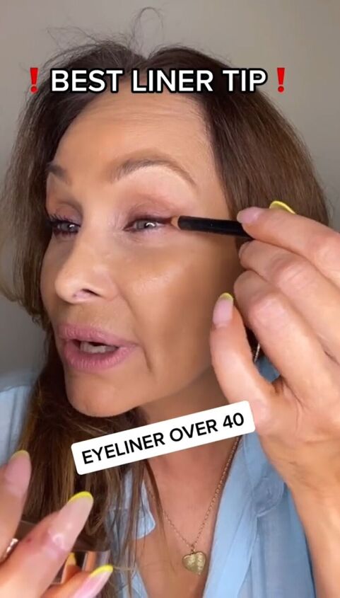how to apply eyeliner for my women over 40, Applying eyeliner
