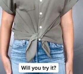Tie Your Shirt Like This for a More Polished Look