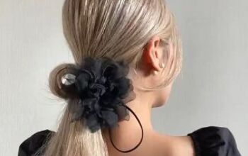 How to Style a Flower Choker in Your Hair