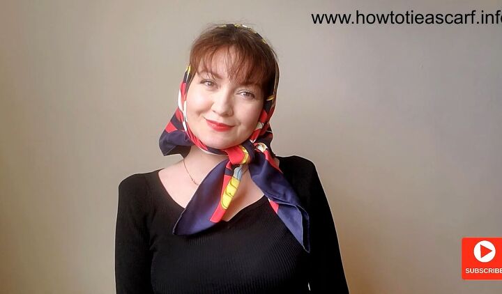 babushka headscarf, Alternative Babushka style