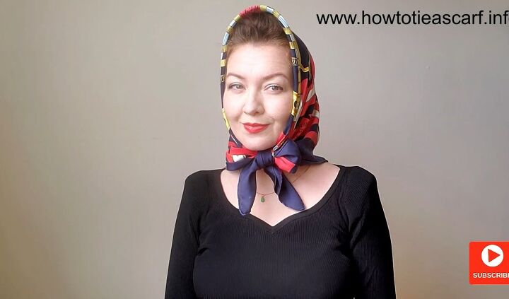 babushka headscarf, Royal bow