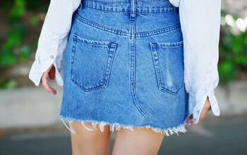 4 Super Cute Upcycled Denim Skirt Ideas