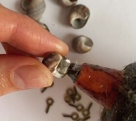 would you replace your buttons with snail shells, Filling shell