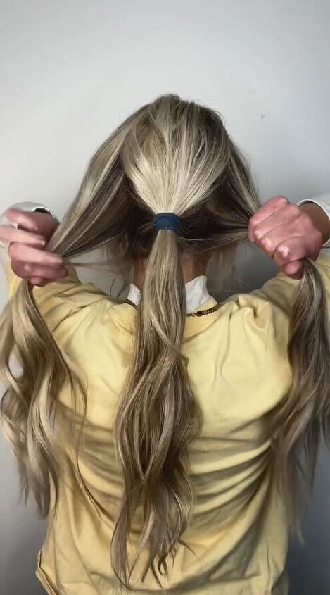 this is the solution to solve your saggy braid, Splitting hair