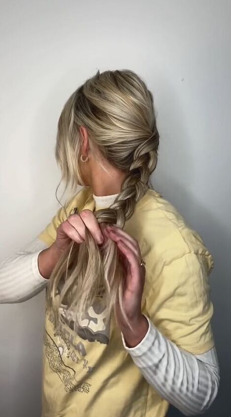 this is the solution to solve your saggy braid, Braiding hair