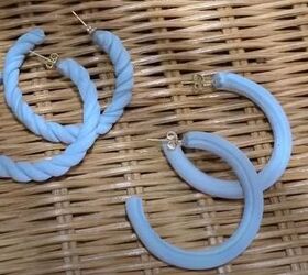 Cute DIY Polymer Clay Hoop Earrings Tutorial