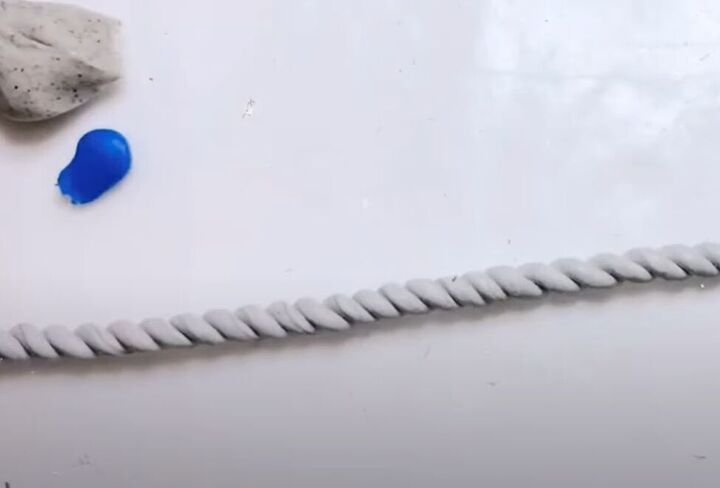diy polymer clay hoop earrings, Making twisted hoop earrings