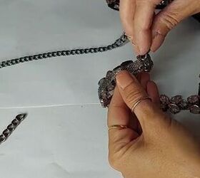 wow stand out with a diy accessory like this, Attaching chain