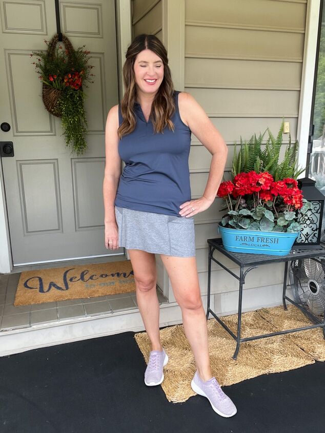 15 chic athletic outfits, Golf Top Skort from T J Maxx
