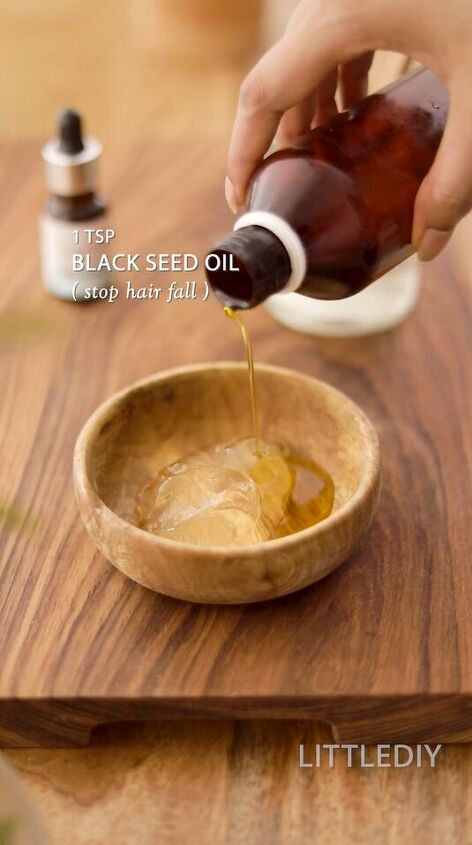 hair gel diy, Adding black seed oil