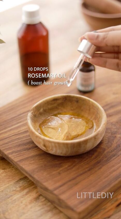 hair gel diy, Adding rosemary oil