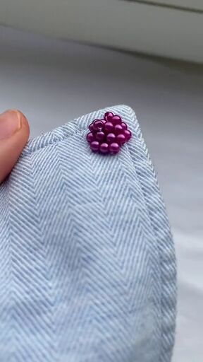 a simple and cute diy that can upgrade any collar, Bunching beads together