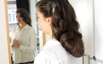 Easy 1940s Brushed Out Curls Hairstyle Tutorial