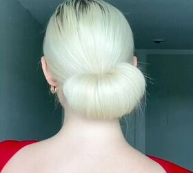 Cute Bun Hack for a Cleaner Look