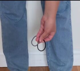 The genius way 2 hair ties will make your pants look SO much cooler on you